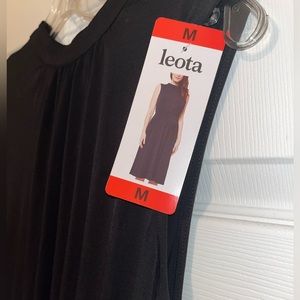 Leota Black MIDI Dress